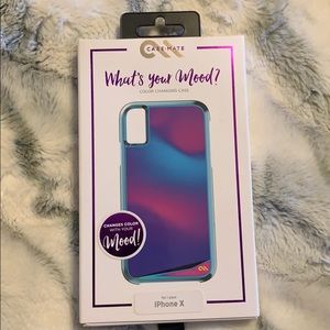 Case-Mate iPhone X color changing case.